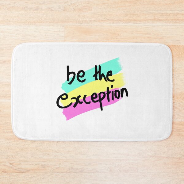 Item preview, Be the exeption simple graphics print designed and sold by Peace-of-mind.