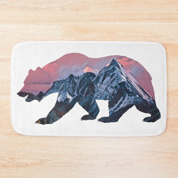 Item preview, Bear with Mountains in the Dusk designed and sold by Snilfen.