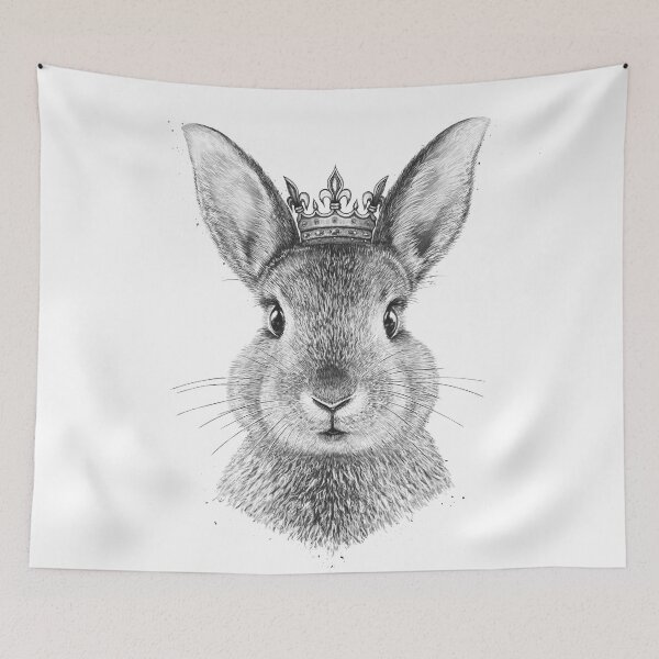 Item preview, Queen Rabbit designed and sold by Valeriya Korenkova Kodamorkovkart.