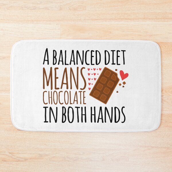 Item preview, A Balanced Diet Means Chocolate In Both Hands designed and sold by suver.