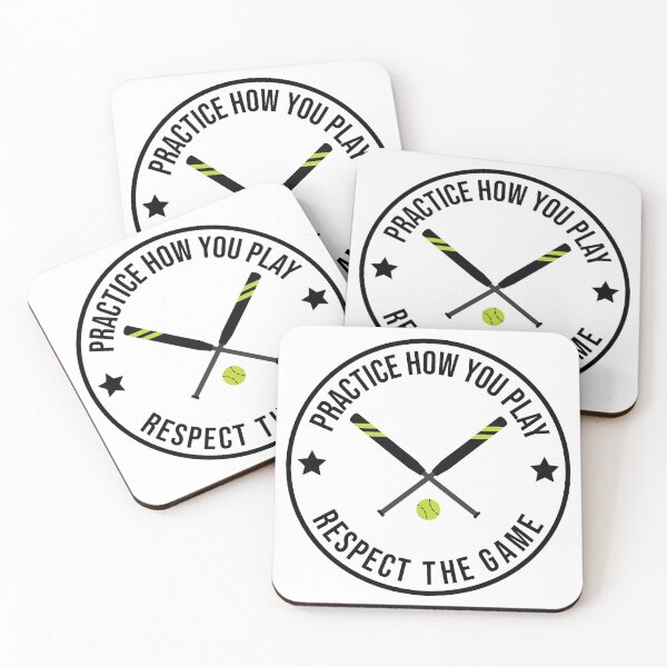 Item preview, Practice How You Play And Respect the Game Softball designed and sold by cmd-art.