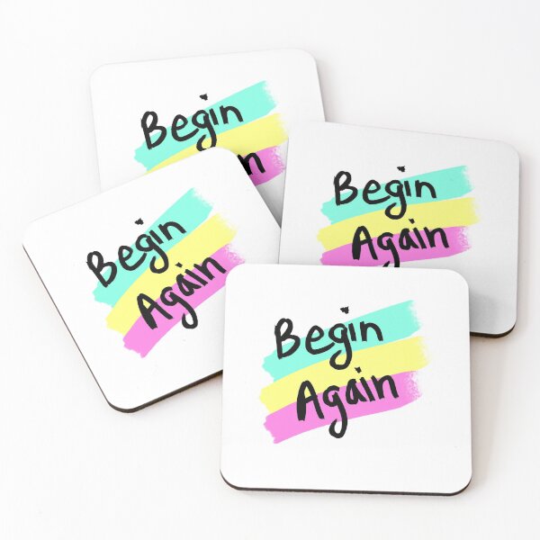 Item preview, Begin again simple graphics print designed and sold by Peace-of-mind.