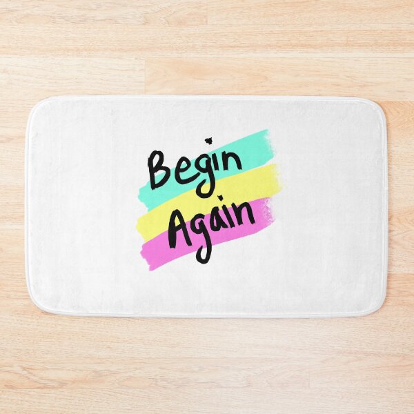 Item preview, Begin again simple graphics print designed and sold by Peace-of-mind.