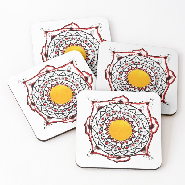 Item preview,  Floral Mandala Art Pattern- Hand Drawn  designed and sold by RomeoSketches.
