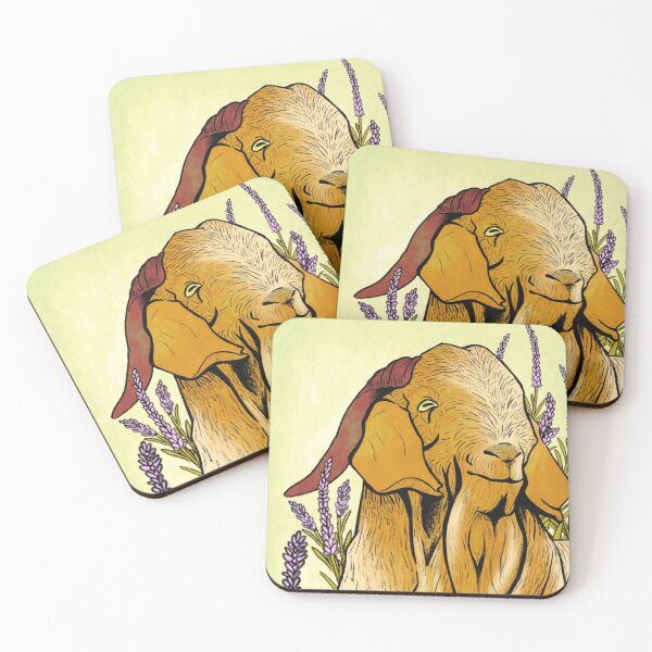 Item preview, Goats and Lavender  designed and sold by MarshmallowBun.