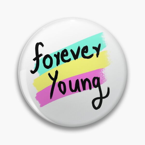 Item preview, Forever young youth simple graphics print designed and sold by Peace-of-mind.