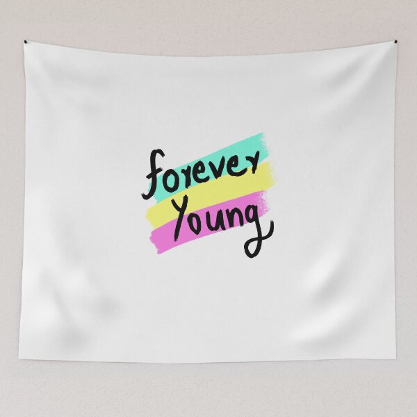 Item preview, Forever young youth simple graphics print designed and sold by Peace-of-mind.