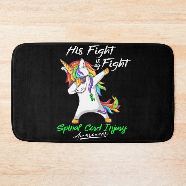 Item preview, Unicorn His Fight Is My Fight Spinal Cord Injury Awareness designed and sold by rechardtee.