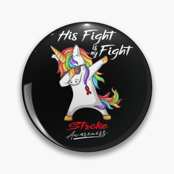 Item preview, Unicorn His Fight Is My Fight Stroke Awareness designed and sold by rechardtee.