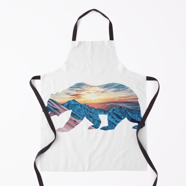 Item preview, Bear with Mountains in the Sunset designed and sold by Snilfen.