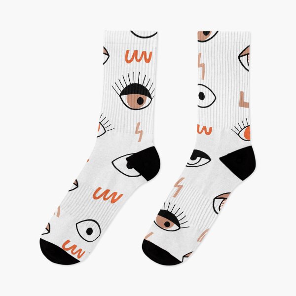 Item preview, Seamless pattern with minimalist psychedelic eyes. Different kind of magic eyes. designed and sold by CoCoArt-Ua.