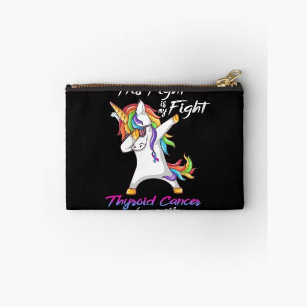 Item preview, Unicorn His Fight Is My Fight Thyroid Cancer Awareness designed and sold by rechardtee.