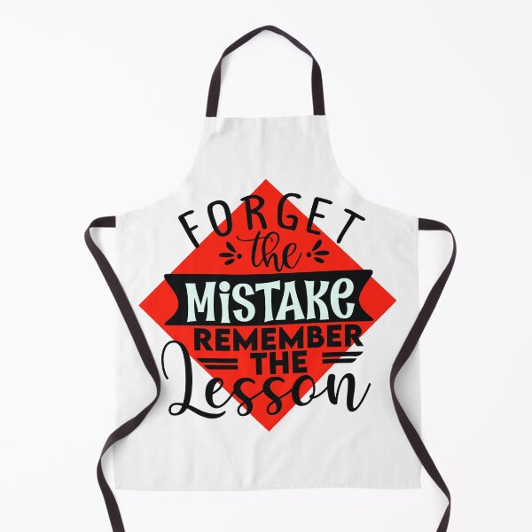Item preview, Forget the Mistake Remember the Lesson - Red designed and sold by Douglas Walker.
