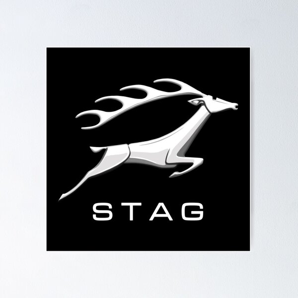 Item preview, Triumph Stag Emblem - White Text designed and sold by CellularSong.