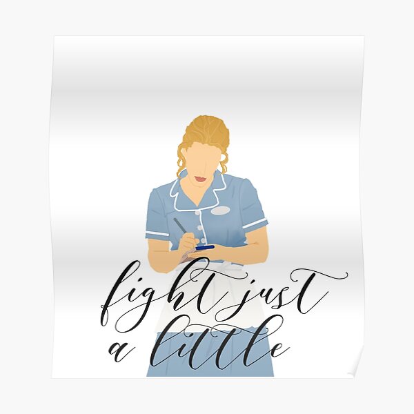 Waitress - Fight just a little Poster