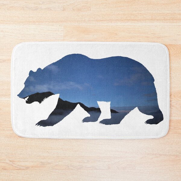 Item preview, Bear with Ocean and Sky in the Night designed and sold by Snilfen.