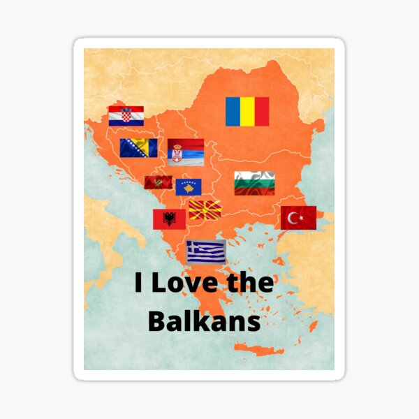 Item preview, I Love the Balkans designed and sold by Mysticalboy.