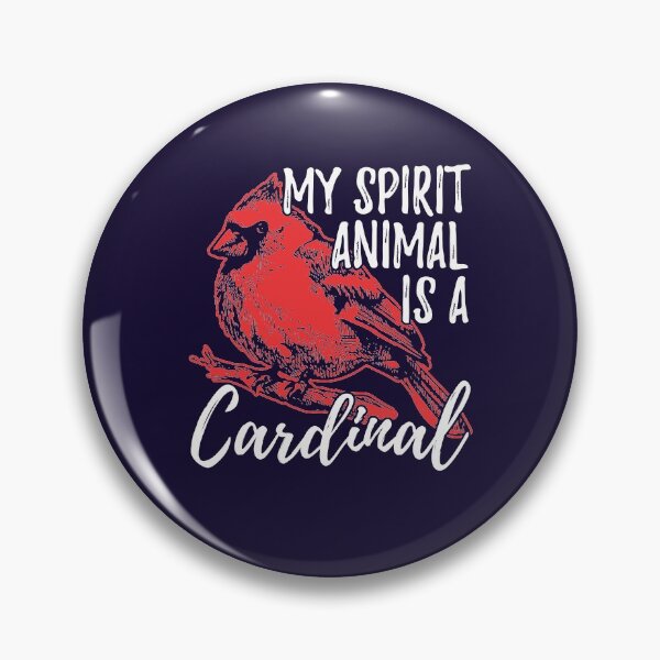 Item preview, My Spirit Animal Is a Cardinal Bird Watcher Watcher Birding Birder designed and sold by jaygo.