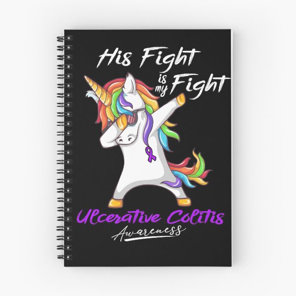 Item preview, Unicorn His Fight Is My Fight Ulcerative Colitis Awareness designed and sold by rechardtee.