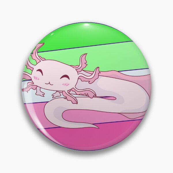 Item preview, Cute Abrosexual Pride Axolotl Design  designed and sold by ForTheFrogWar.