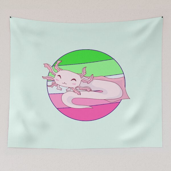 Item preview, Cute Abrosexual Pride Axolotl Design  designed and sold by ForTheFrogWar.