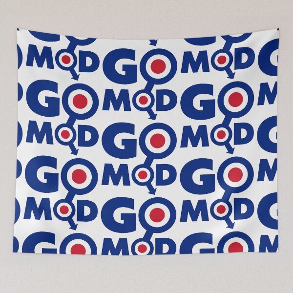 Item preview, GO MOD ))(( 60s Retro British Subculture Northern Soul Fan designed and sold by acquiesce13.
