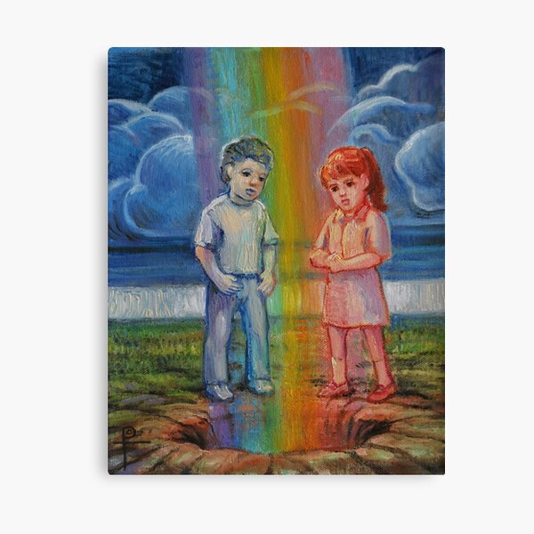 Rainbow Kids Canvas Print