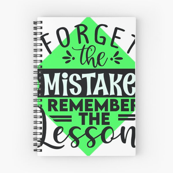 Item preview, Forget the Mistake Remember the Lesson - Bright Green designed and sold by Douglas  Walker.