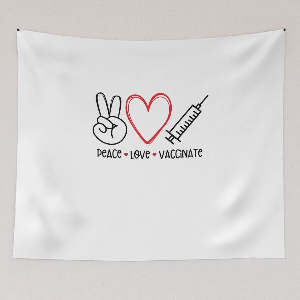 Item preview, Peace Love Vaccinate designed and sold by shaakir.