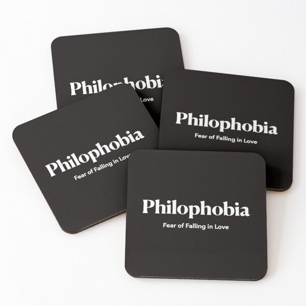 Item preview, Philophobia - The Fear of Falling in Love - White Design designed and sold by nabeArtist.