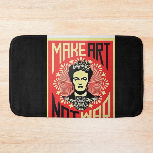 Item preview, Frida Kahlo Make Art Not War Poster designed and sold by HonorataCzerwin.