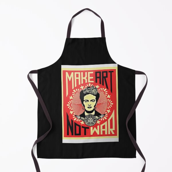 Item preview, Frida Kahlo Make Art Not War Poster designed and sold by HonorataCzerwin.