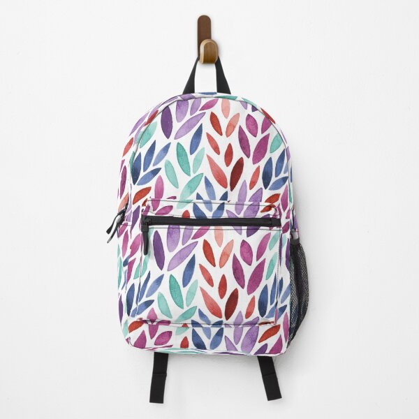 Item preview, Watercolour Leaves Pattern | Jewel Tones designed and sold by RebeccaFlaherty.