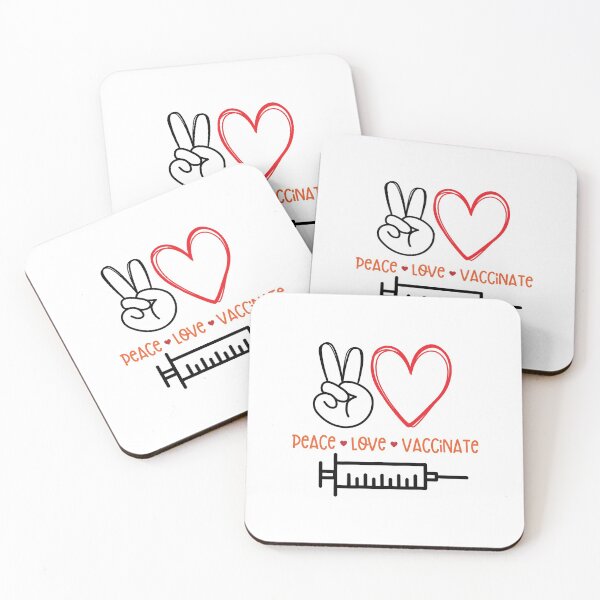 Item preview, Peace Love Vaccinate designed and sold by shaakir.