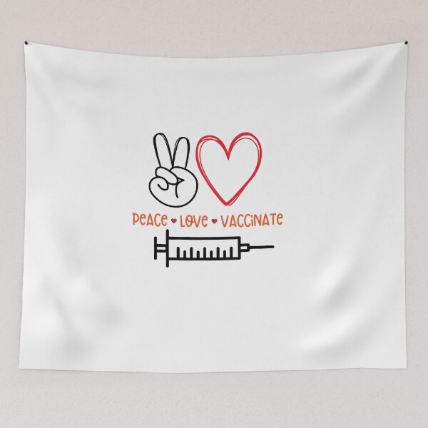 Item preview, Peace Love Vaccinate designed and sold by shaakir.