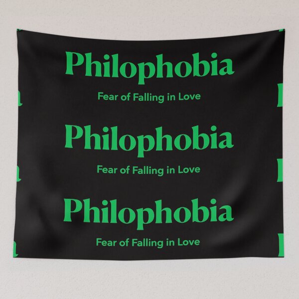 Item preview, Philophobia - The Fear of Falling in Love - Light GreenDesign designed and sold by nabeArtist.
