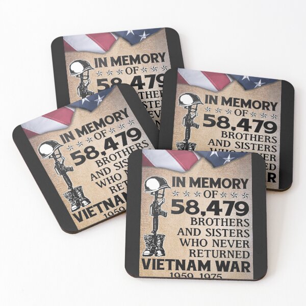 Item preview, In Memory Of 58479 Brothers And Sisters Who Never Returned Vietnam War 1959-1975 Poster designed and sold by HonorataCzerwin.