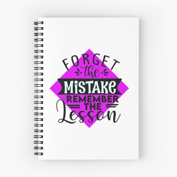 Item preview, Forget the Mistake Remember the Lesson - Purple designed and sold by Douglas  Walker.