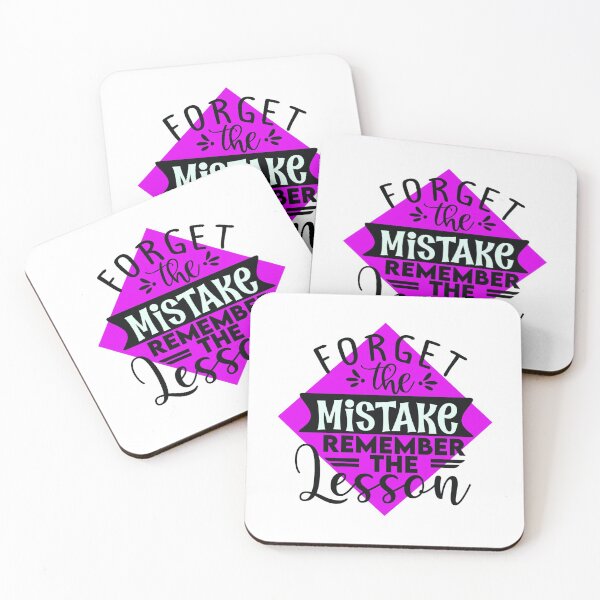 Item preview, Forget the Mistake Remember the Lesson - Purple designed and sold by Douglas  Walker.