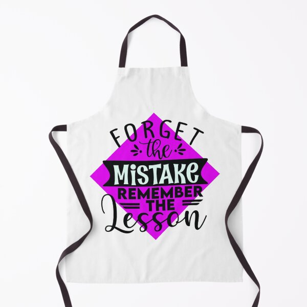 Item preview, Forget the Mistake Remember the Lesson - Purple designed and sold by Douglas Walker.