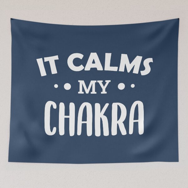 Item preview, It Calms My Chakra (Blue BG) designed and sold by FilipeFerreira.