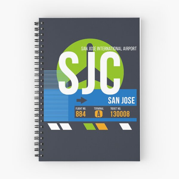 Item preview, San Jose, California (SJC) Airport Code Baggage Tag designed and sold by SLAG-Creative.