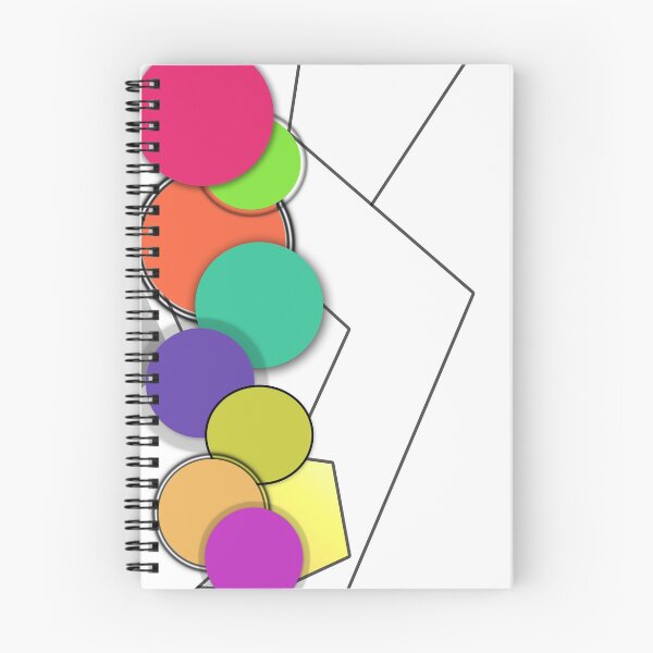 Item preview, Colorful circles and polygons design art   designed and sold by Quiet Canvas .