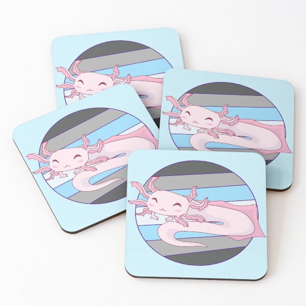 Item preview, Demiboy Pride Axolotl Design  designed and sold by ForTheFrogWar.