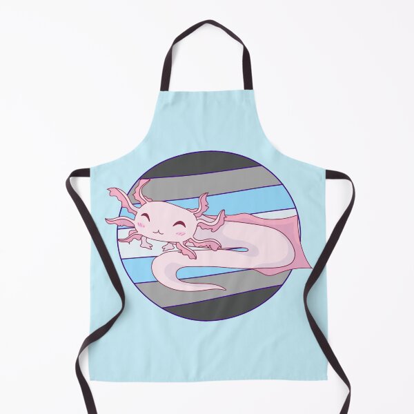 Item preview, Demiboy Pride Axolotl Design designed and sold by ForTheFrogWar.