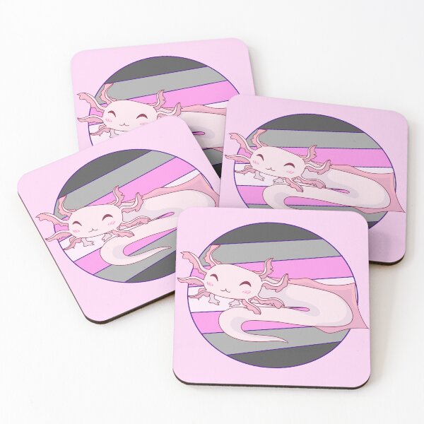 Item preview, Demigirl Pride Axolotl Design  designed and sold by ForTheFrogWar.