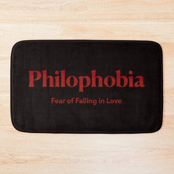 Item preview, Philophobia - The Fear of Falling in Love - Red Design designed and sold by nabeArtist.