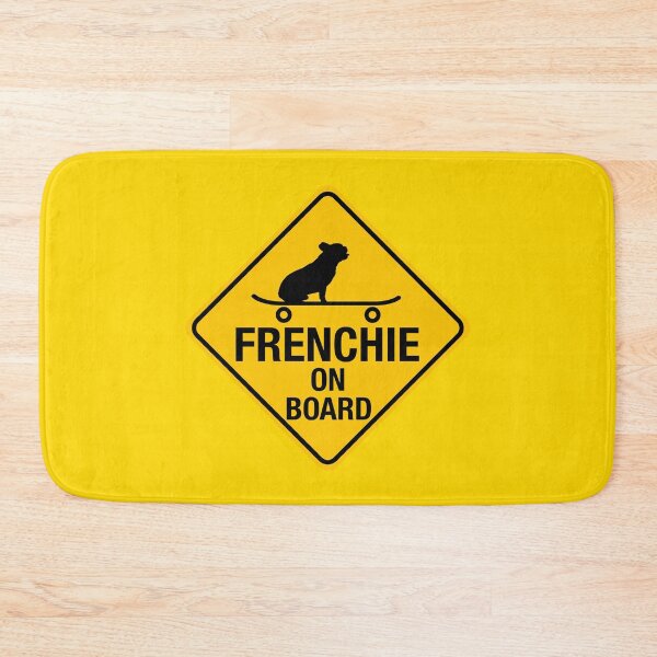 Item preview, French Bulldog On Board - Skater Dog Sign designed and sold by LongTunnel.