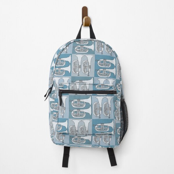 Item preview, Marching Baritone Crosshatch Blues designed and sold by BartholGraphics.