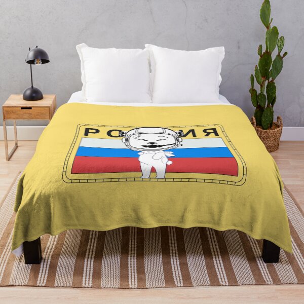 Item preview, Russia Flag First Cat In Space designed and sold by lastechance.